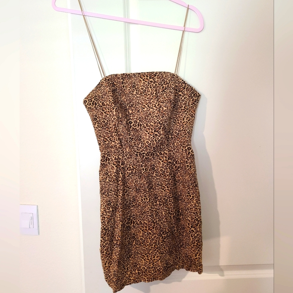 Leopard print Urban Outfitters dress